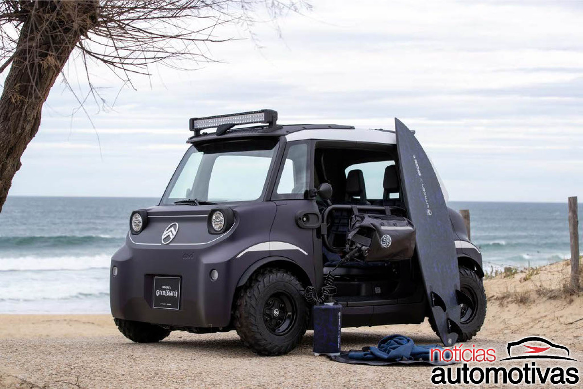 Citroën Ami vira buggy de surfista em parceria com marca famosa