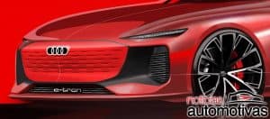 audi-a6-etron-concept-1-300x132 Audi A6 e-tron Concept aparece não oficialmente antes de Xangai