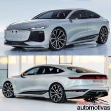audi-a6-etron-concept-5-225x225 Audi A6 e-tron Concept aparece não oficialmente antes de Xangai