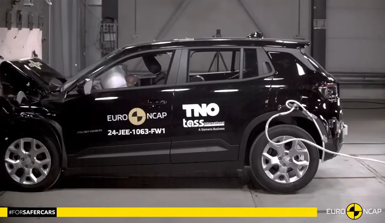 Jeep Avenger ganha só três estrelas no Euro NCAP