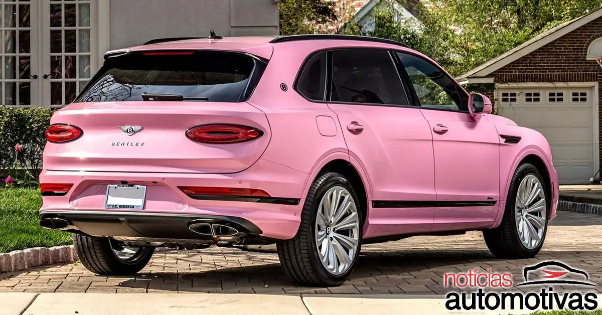 Bentley Bentayga agora tem 111 cores disponíveis, mas SUV de ultra luxo destaca a cor rosa; tonalidade não faz parte da paleta