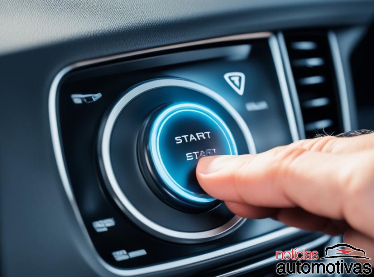 Carros com botão de partida tem proteção para evitar acionamento acidental?