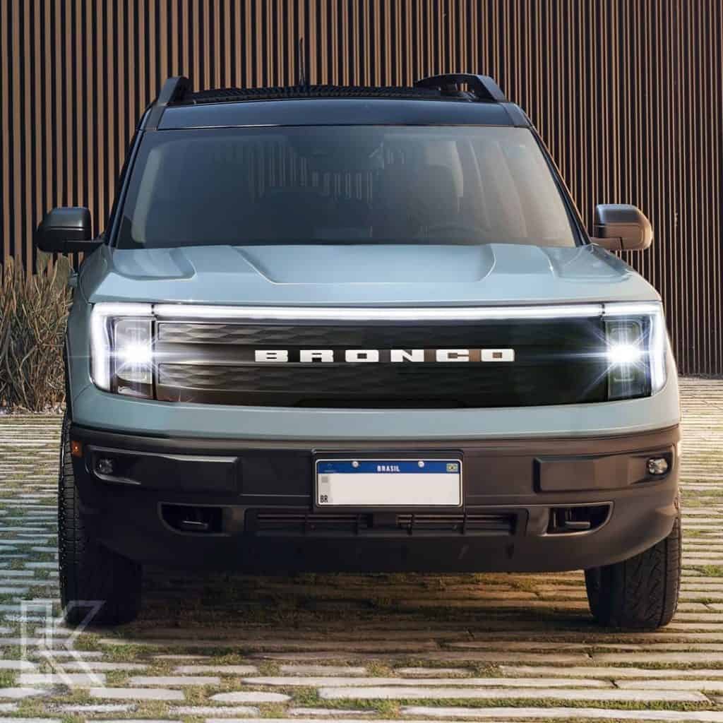 Projeção: Bronco Sport Lightning seria proposta elétrica do SUV 