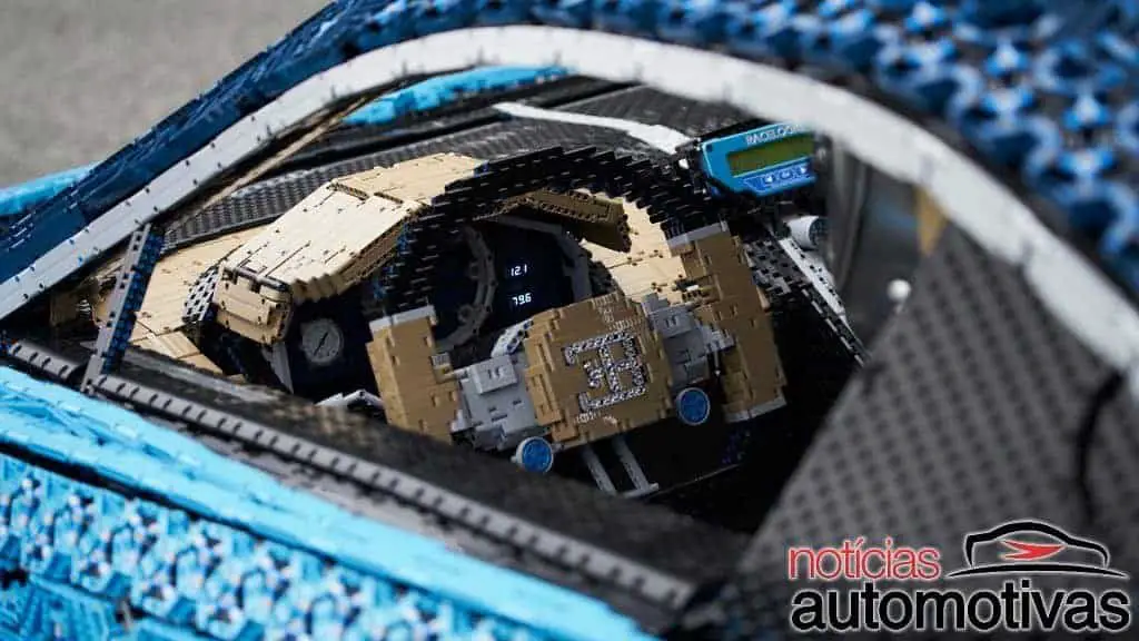 LEGO cria versão funcional (em tamanho real) do Bugatti Chiron 