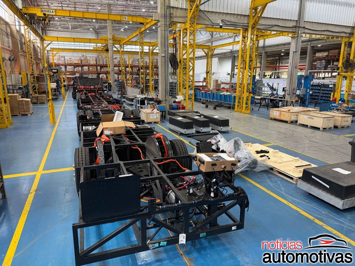 BYD alcança marca de 600 ônibus elétricos feitos no Brasil; chassis são produzidos em Campinas