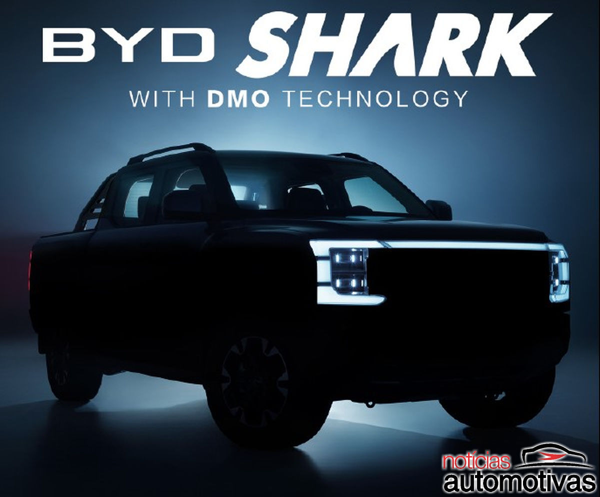 BYD Shark é confirmado como nome da picape híbrida que virá ao Brasil
