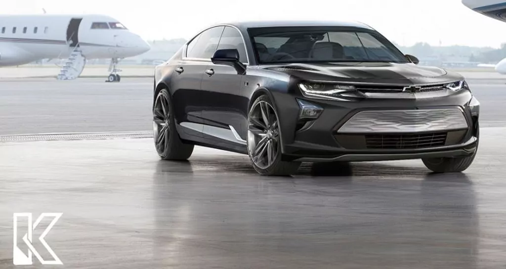 camaro-2024-1 Projeção: Chevrolet Camaro 2024 em forma de sedã elétrico