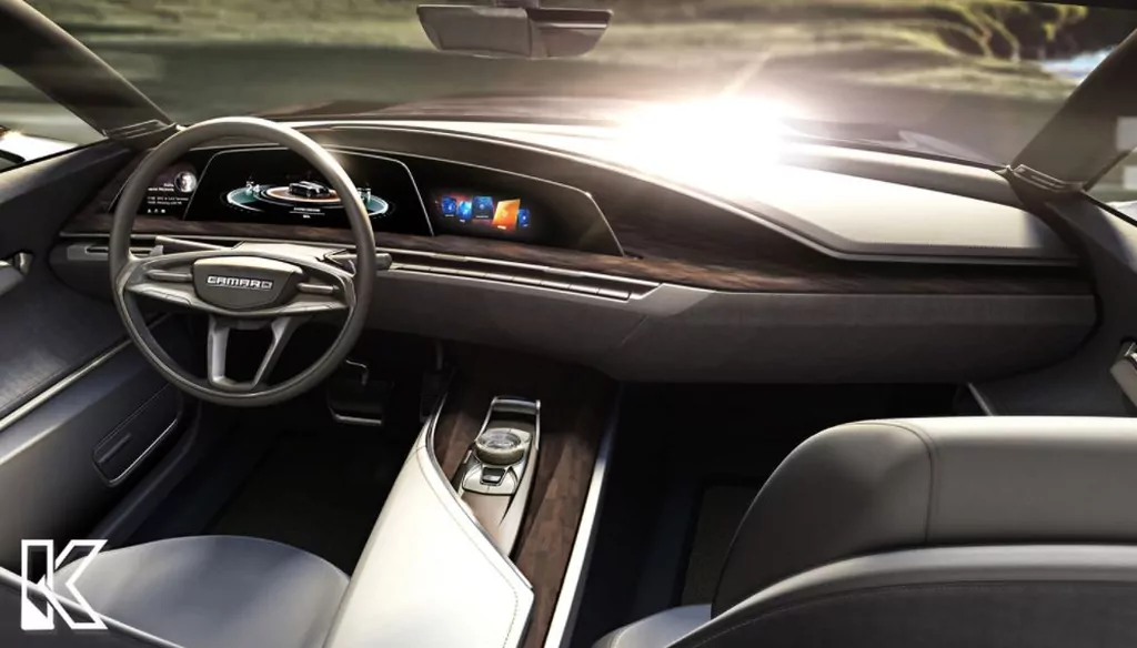 camaro-2024-3 Projeção: Chevrolet Camaro 2024 em forma de sedã elétrico