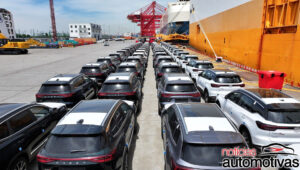 carros chineses porto exportação