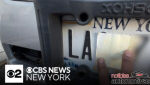 cbs news license plate cover