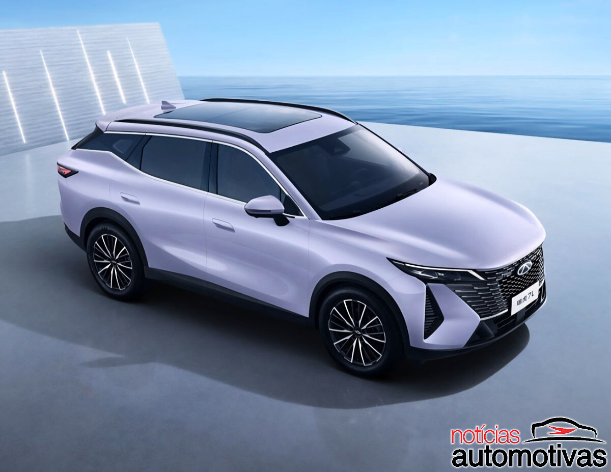 Novo Chery Tiggo 7L surge maior, mais chamativo e pronto para brigar com SUVs médios que até ontem enfrentava como Omoda C7