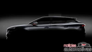 Registrado no Brasil, Chery XC tem primeiro teaser oficial 
