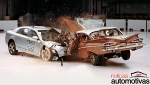 crash test carro antigo novo