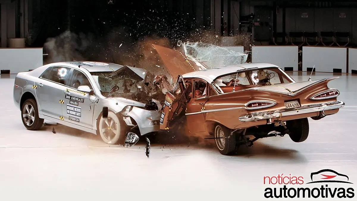 crash test carro antigo novo