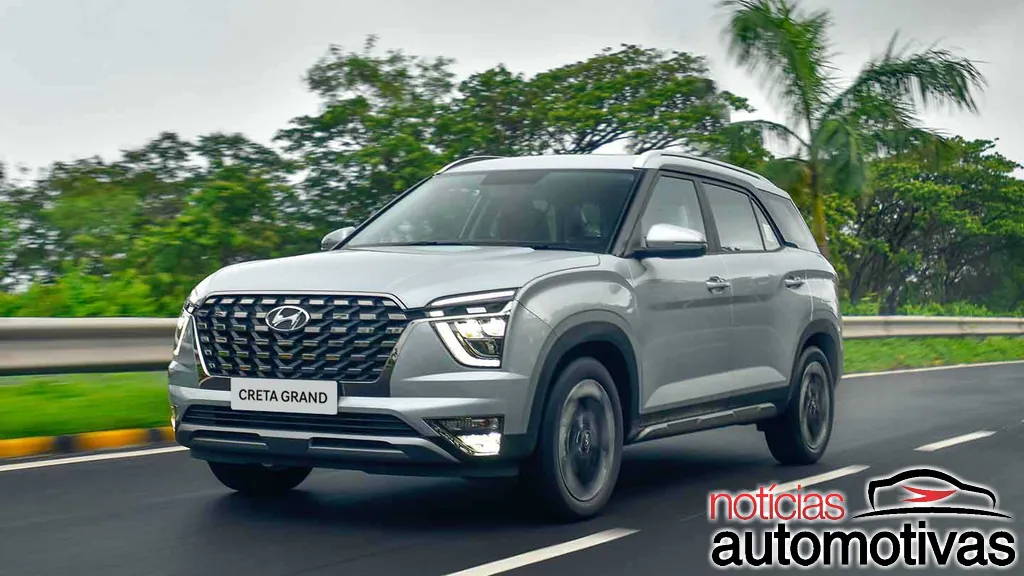 Hyundai Creta Grand chega ao México e equivale a R$ 128,8 mil 