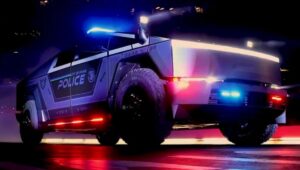 cybertruck policia irvine