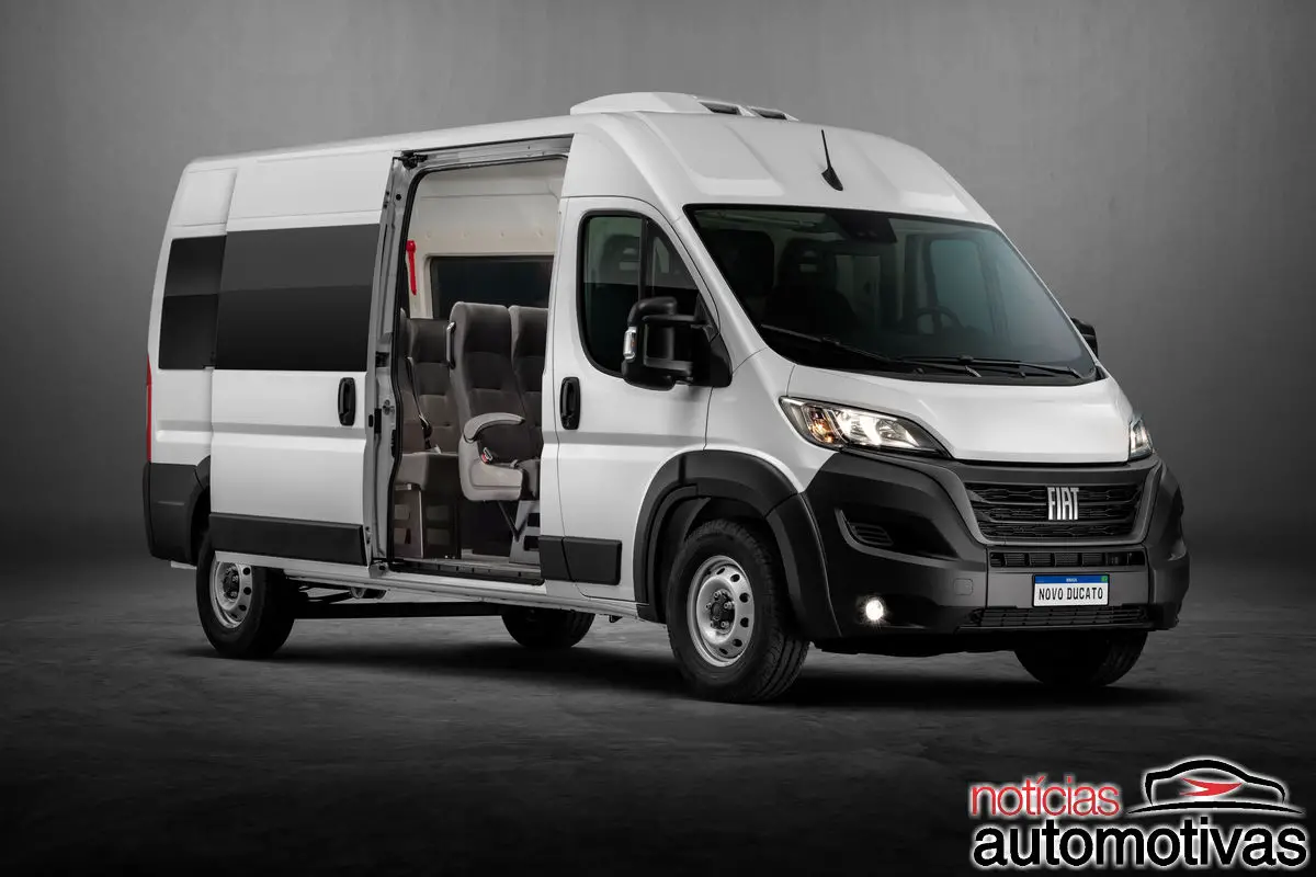 Fiat Ducato 2025 ganha nova versão de 15 passageiros