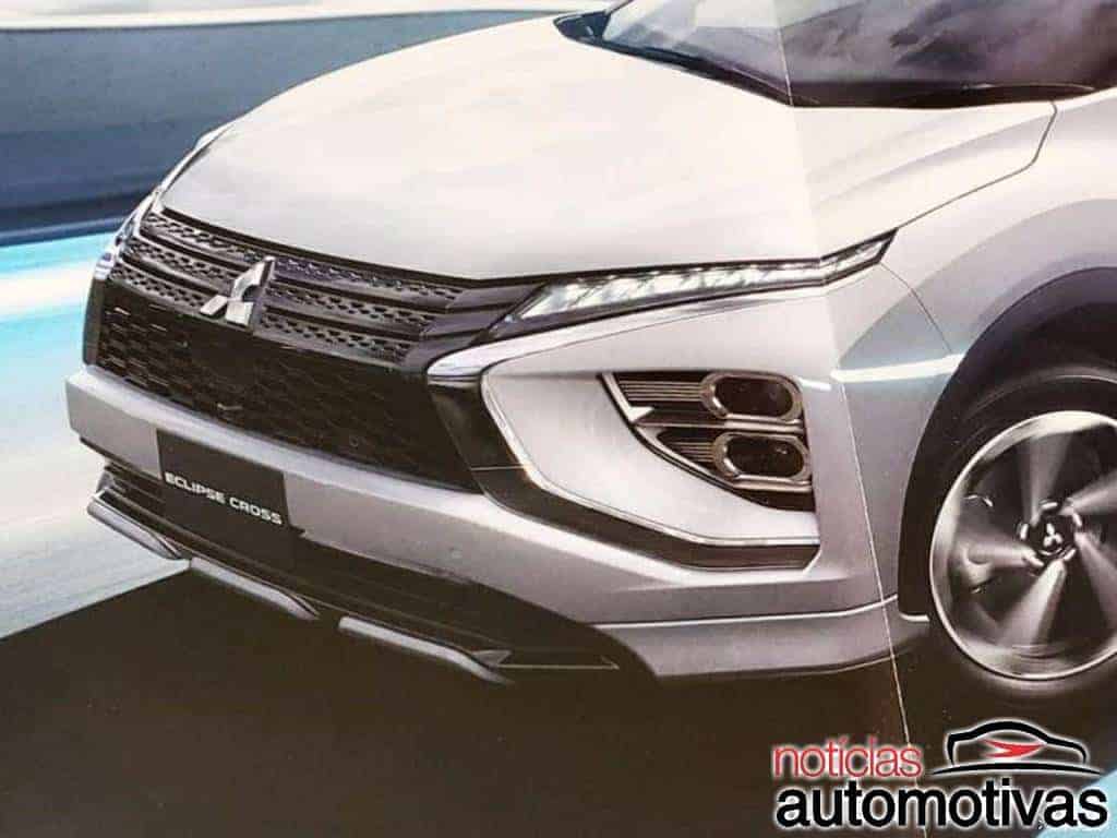 Mitsubishi Eclipse Cross 2021 terá mudanças até na tampa do bagageiro 