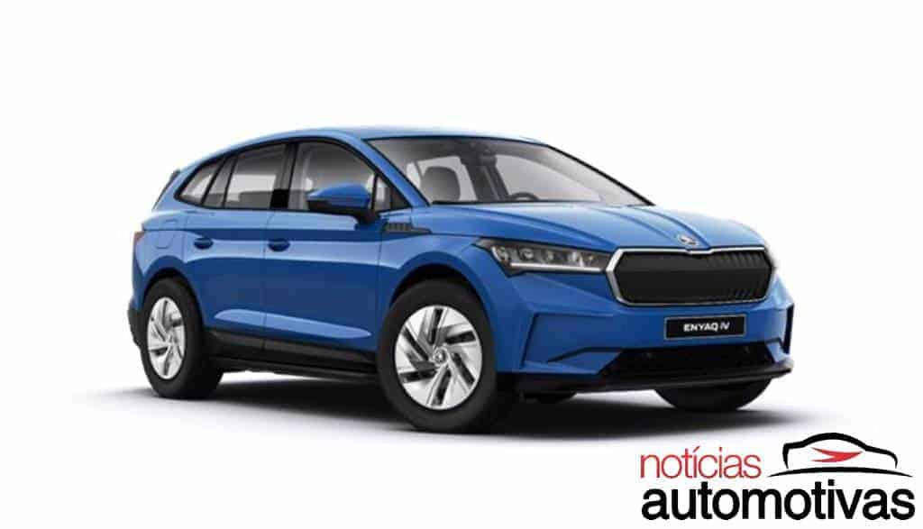 Skoda Enyaq iV em versão cupê é flagrado em testes no leste europeu 