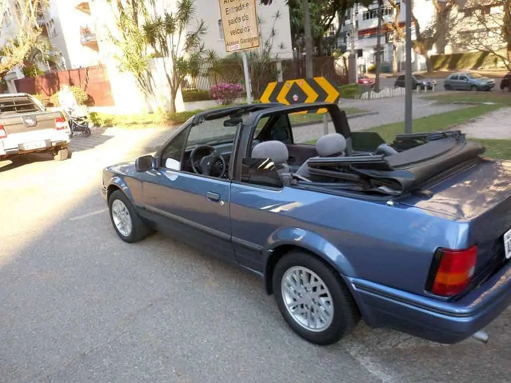 Escort conversível: um dos marcos do mercado automotivo nos anos 80 