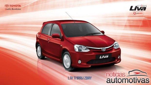 etios liva oficial 2 Toyota Etios Liva é apresentado e parte de R$14.200 na Índia
