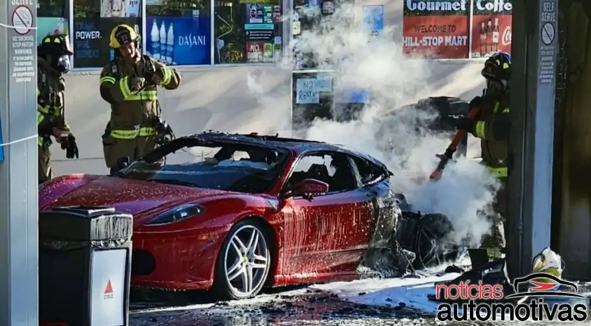 ferrari f430 incendio posto 2