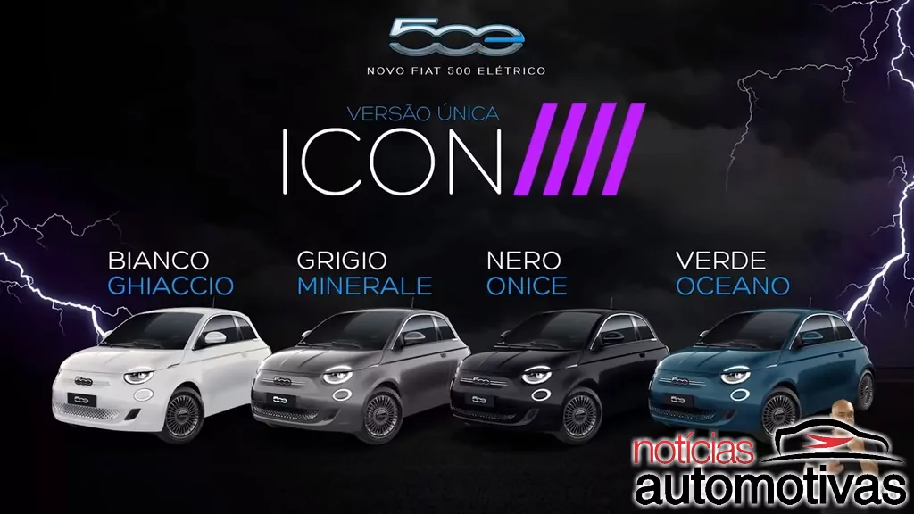 fiat-500e-brasil-1 Fiat 500 elétrico chega com preços a partir de R$ 239.990