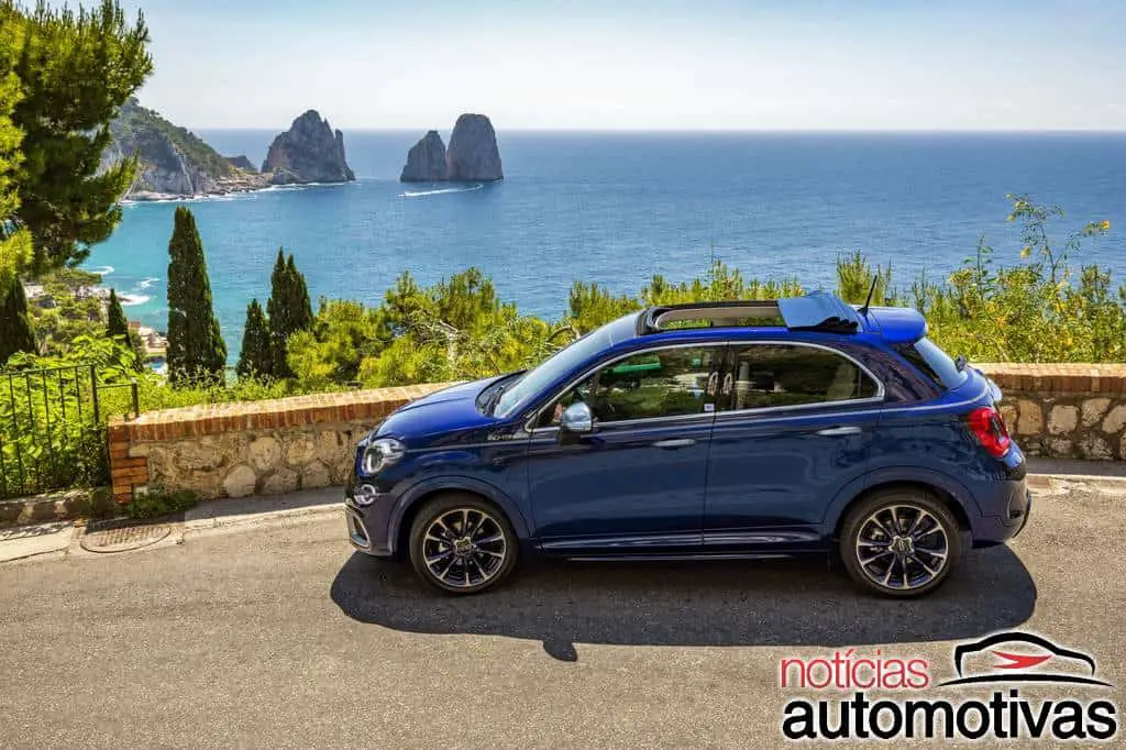 Fiat 500X Yatching comemora reabertura da Europa com teto aberto 