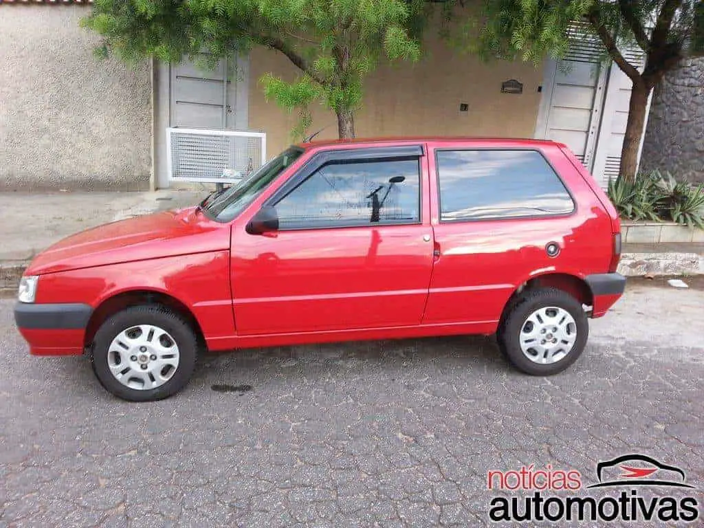 fiat mille economy 2013 vermelho 2