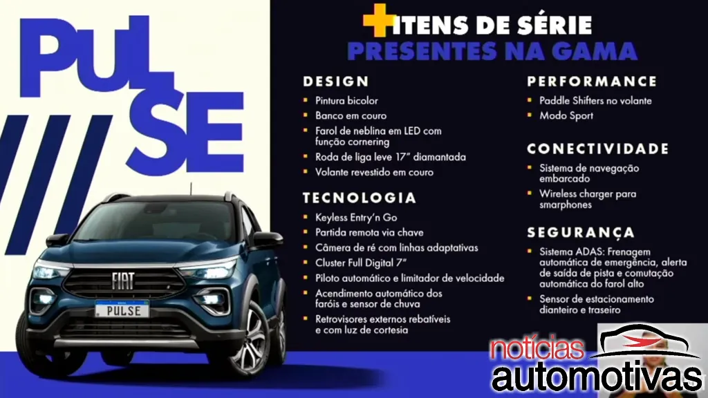 Fiat Pulse chega com preços a partir de R$ 79.990 