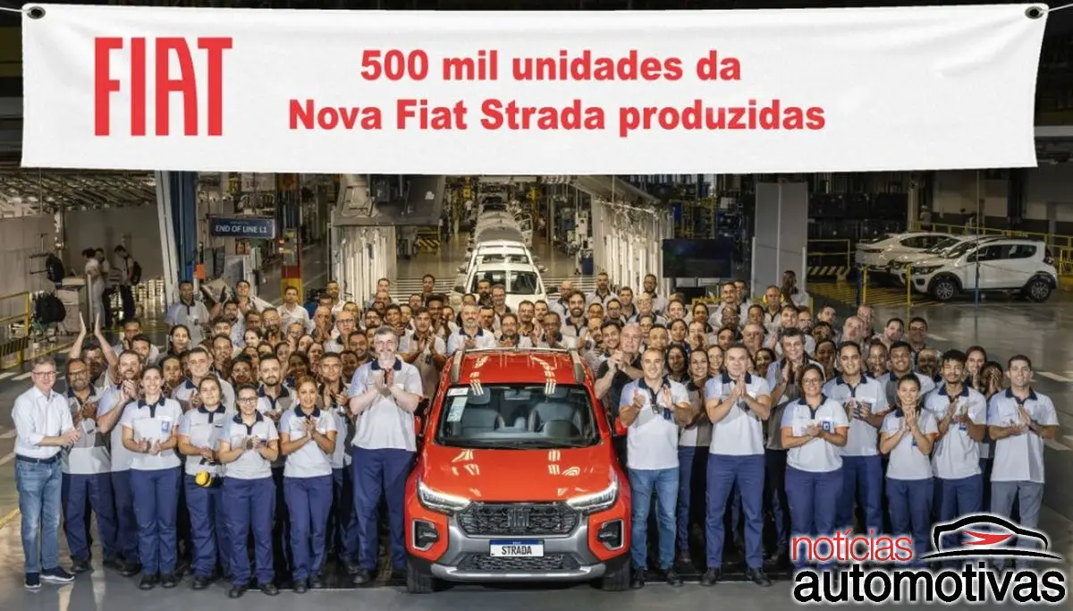 Nova Fiat Strada completa meio milhão de unidades produzidas