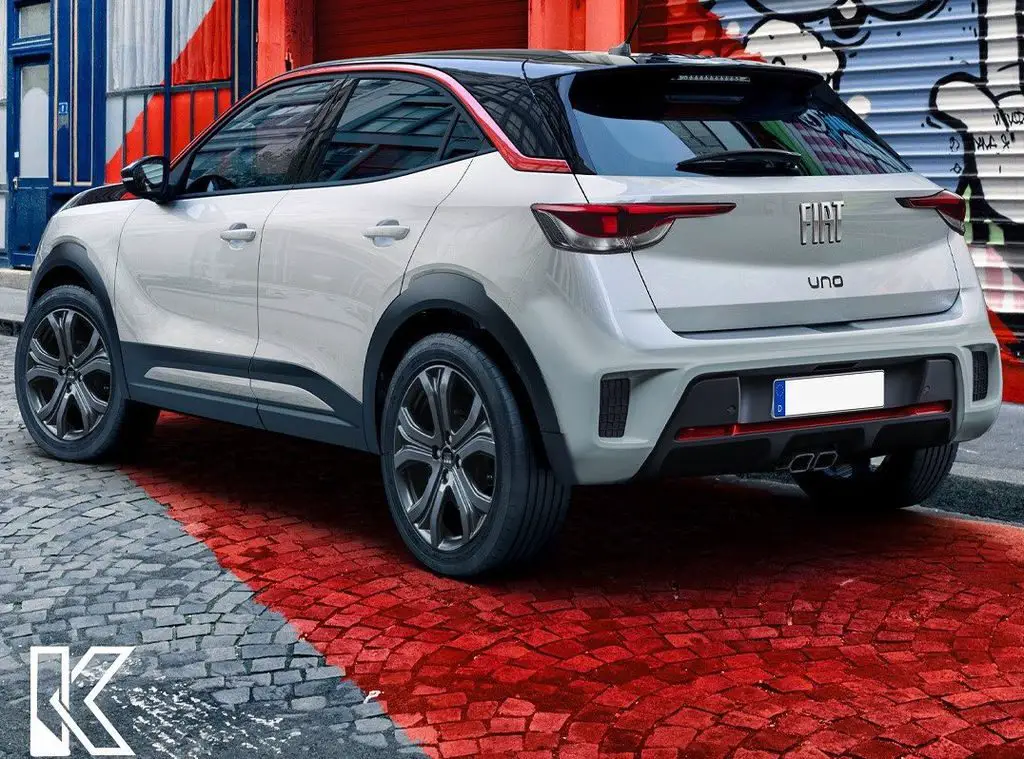 Projeção: Novo Fiat Uno para o mercado europeu 