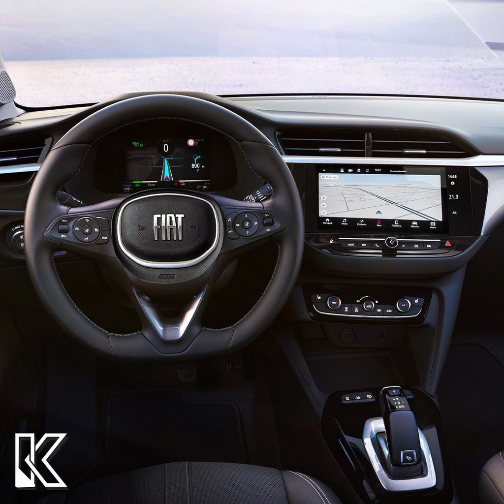 Projeção: Novo Fiat Uno para o mercado europeu 