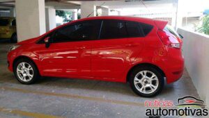 ford new fiesta se vermelho usado semana 4