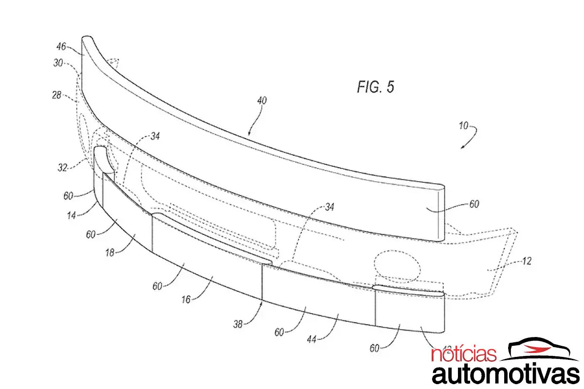 ford patente para choque airbag