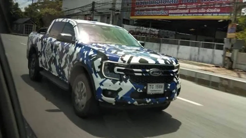 Ford Ranger 2022 tem a frente mostrada em vídeo 