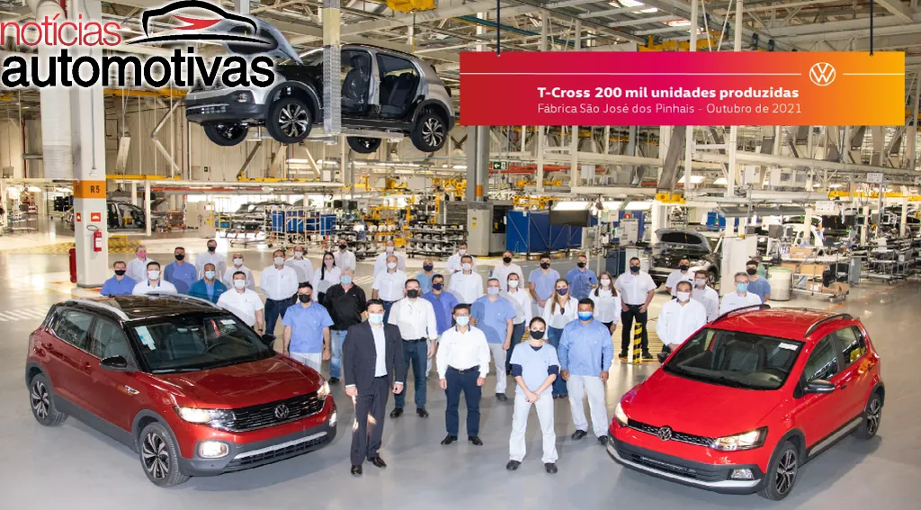 VW confirma fim do Fox e comemora 200.000 T-Cross produzidos 