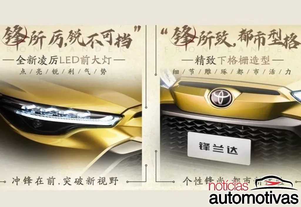 frontlander-2  Toyota Frontlander é o Corolla Cross para o mercado chinês