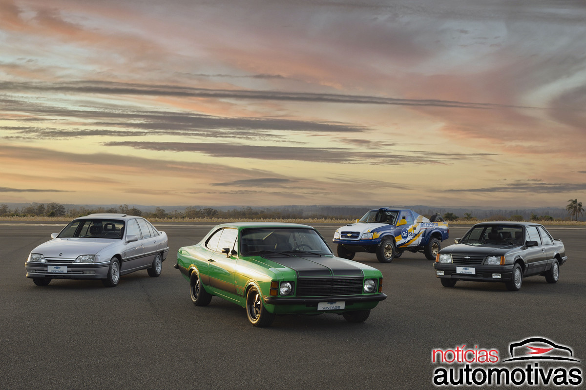 Chevrolet Vintage dá vida nova a carros clássicos da marca americana que fizeram sucesso no Brasil