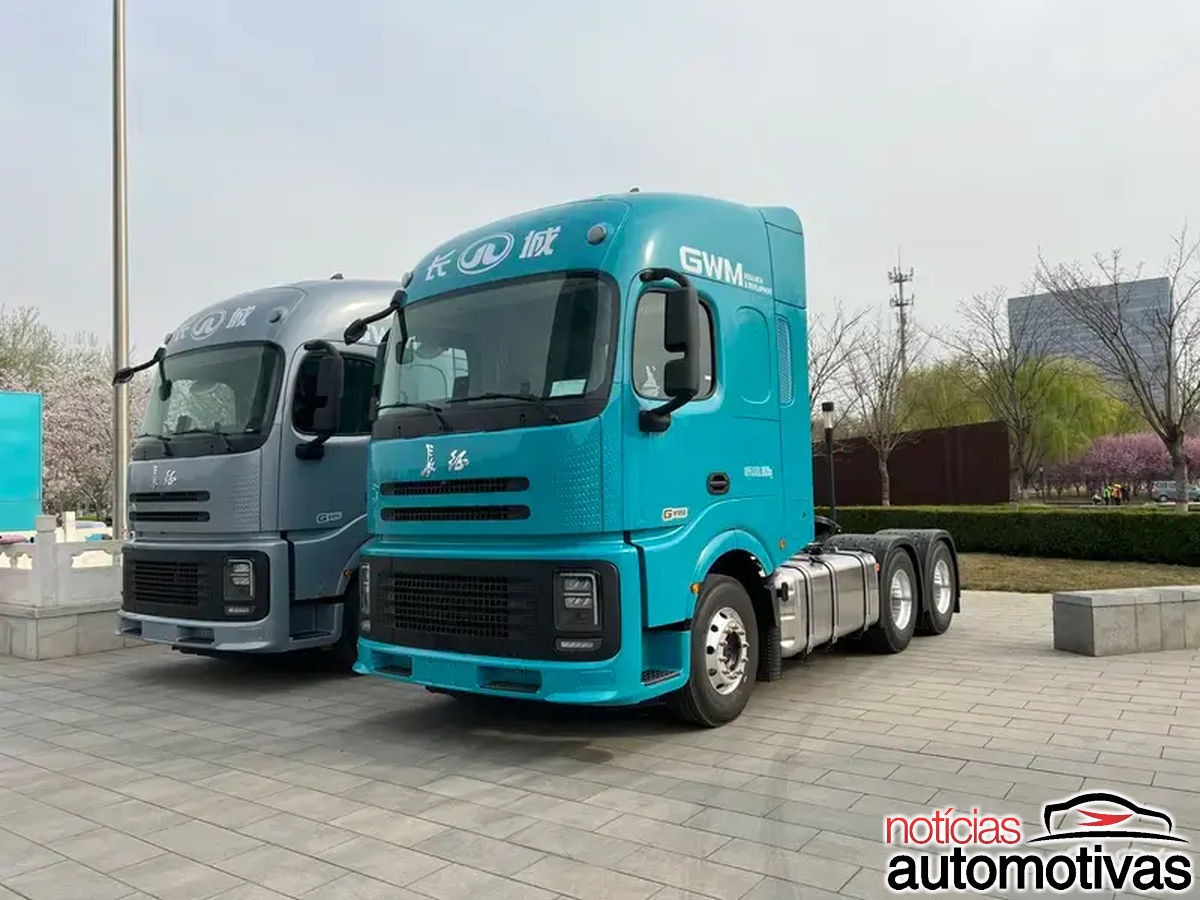 GWM lança caminhão híbrido na China com 1.050 cavalos; cavalo-mecânico tem motor diesel da Cummins