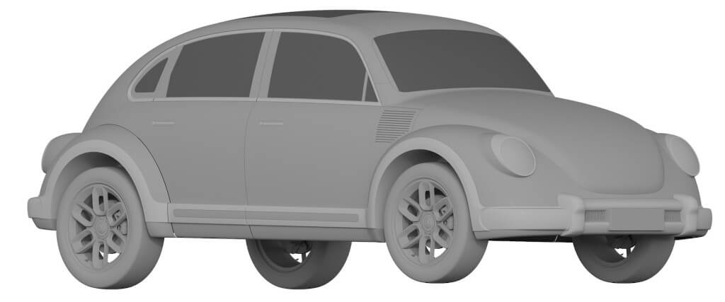 GWM registra seu Fusca elétrico de 4 portas na Europa - Vem? 