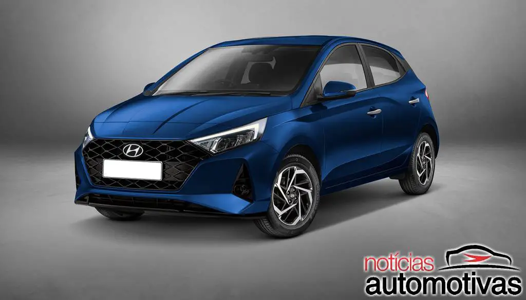 Projeção: Novo HB20 com visual do Hyundai i20 2021 