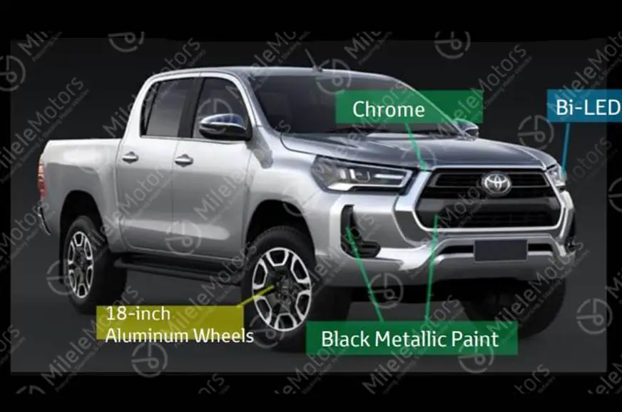 Toyota Hilux 2021 tem esboços revelados na internet 