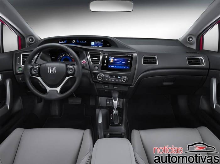 Honda Civic 2014 ganha câmbio CVT para disputar com Novo Corolla 
