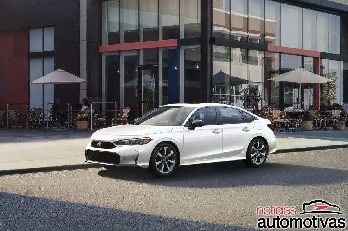 Honda Civic 2025 tem mudanças no visual e híbrido mais potente