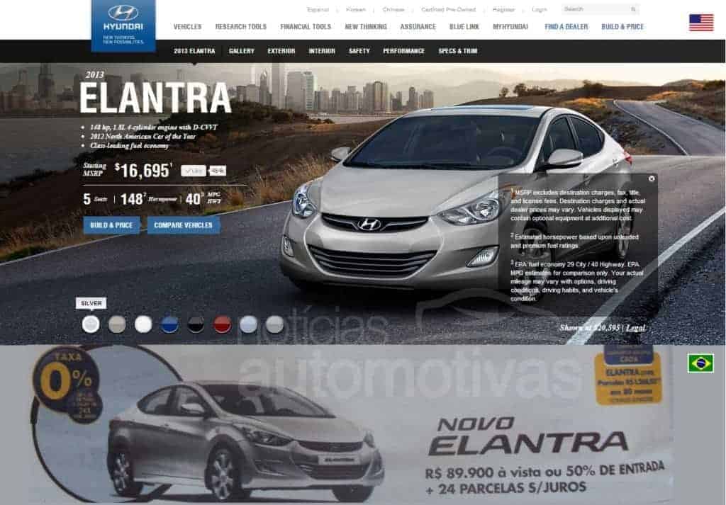 comparativos de carros na web