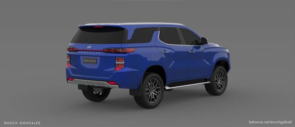 Projeção: Hyundai Terracan 2022 peitando SW4, Trailblazer e Pajero 