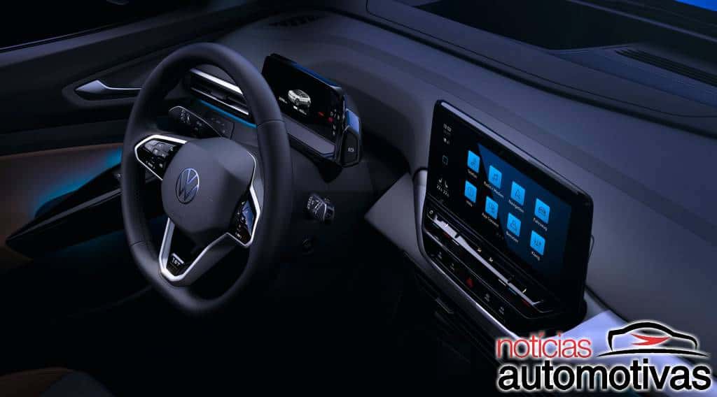 Volkswagen revela painel do SUV elétrico ID.4 