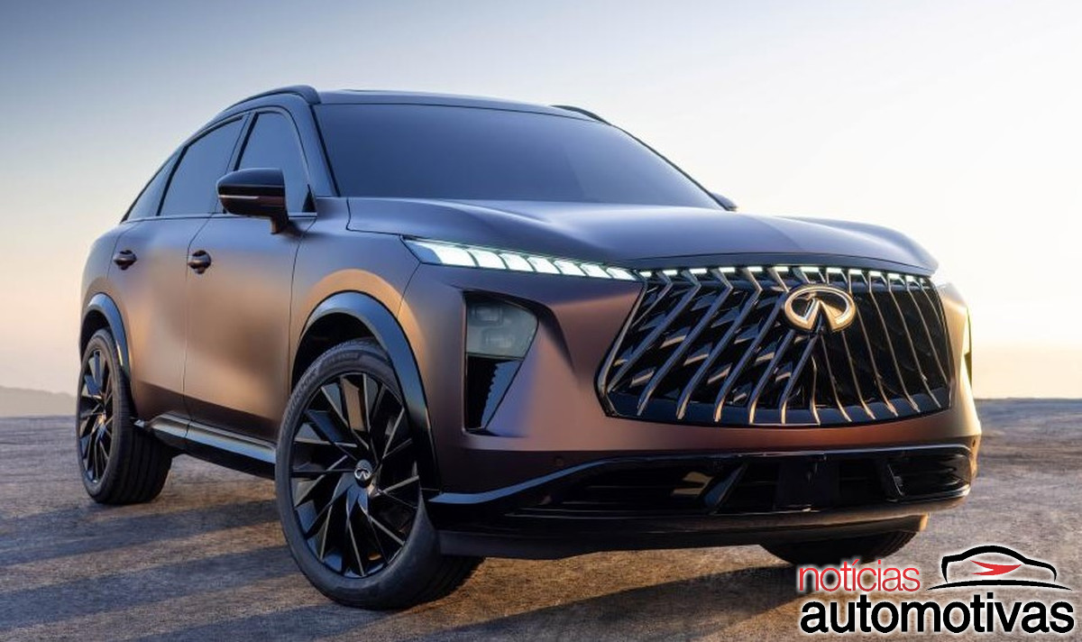 Infiniti QX65 Monograph mostra proposta de pintura que muda de cor conforme a luz