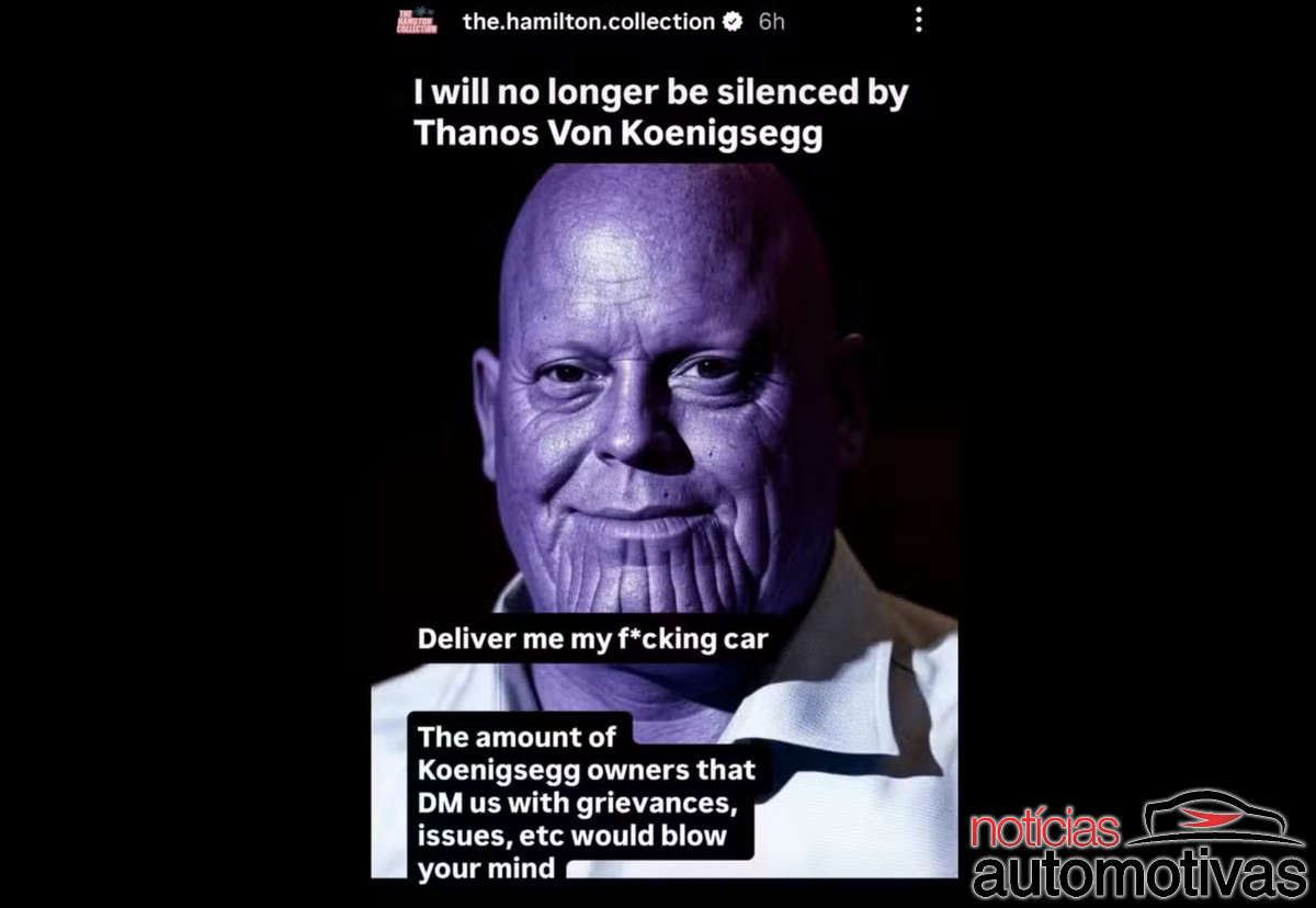 influenciador reclama koenigsegg influenciador reclama koenigsegg